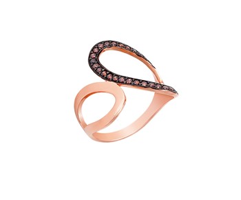 New style gold glamorous ring in K14
										