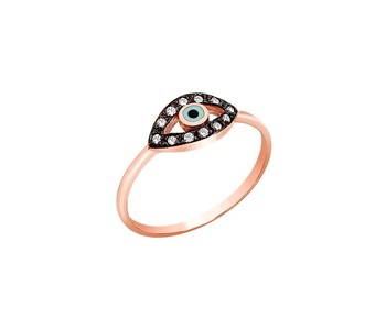 New style gold glamorous ring in K14
										