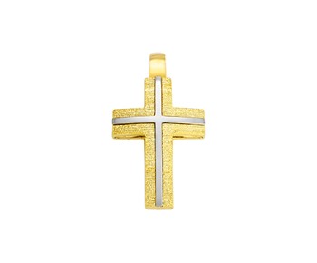 Gold cross in K14
										