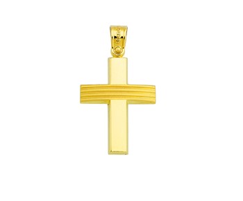 Gold cross in 14Κ
										