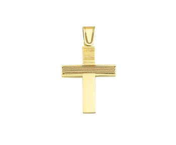 Gold cross in 14Κ
										