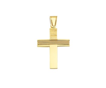 Gold cross in 14Κ
										