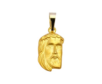 Gold fashion pendant in 14K
					