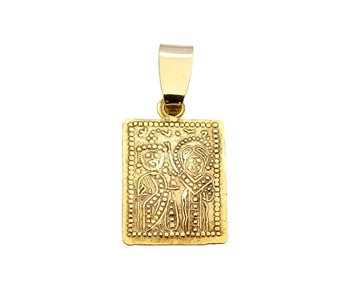 Gold fashion pendant in 14K
										