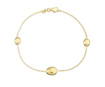 Gold handmade bracelet 14K
					