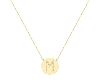 Gold fancy necklace in 9K
										