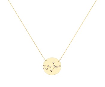 Gold fancy necklace in 9K
										