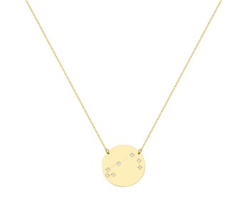 Gold fancy necklace in 9K
										