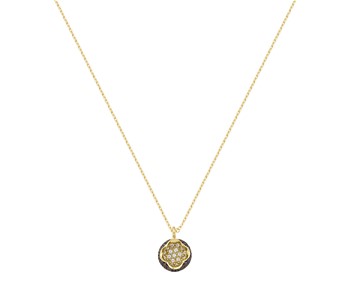 Gold fashion necklace in 14K
										