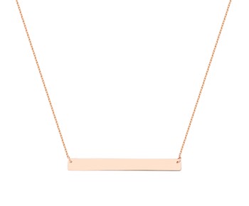 Gold fancy necklace in 14K
										