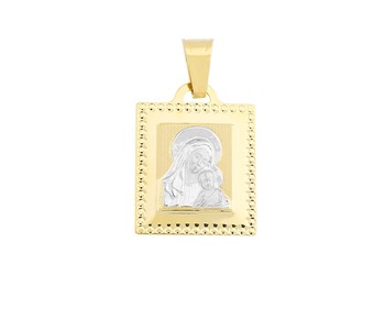 Gold fashion pendant Madonna in 14K
										