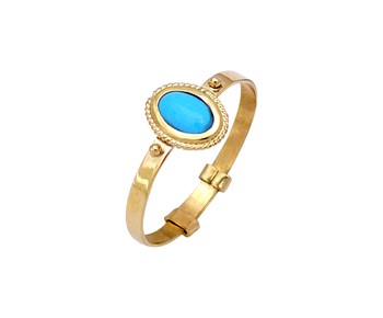 Gold ring for girl 14K
					