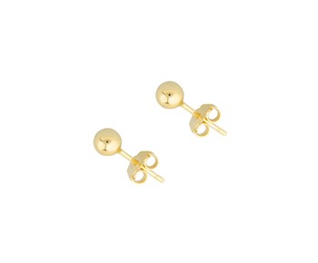 Gold earrings in 14K
										