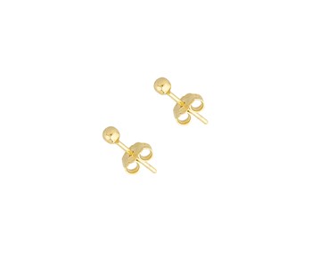 Gold earrings in 14K
										