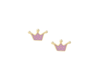 Gold earrings in 14K