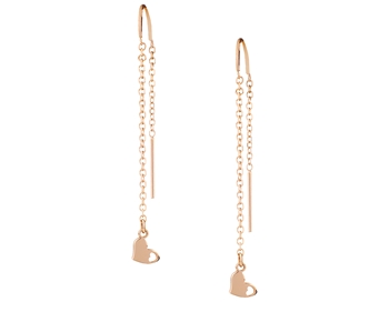Gold earrings in 14K