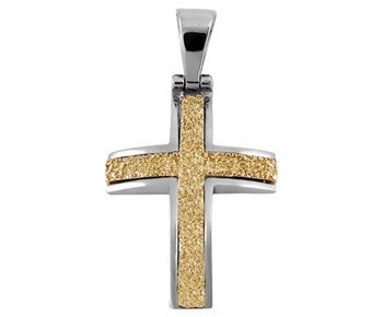 Gold cross in K14
										