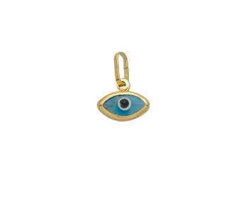 Gold fashion pendant in 14K