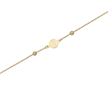 Gold fashion bracelet in 14K