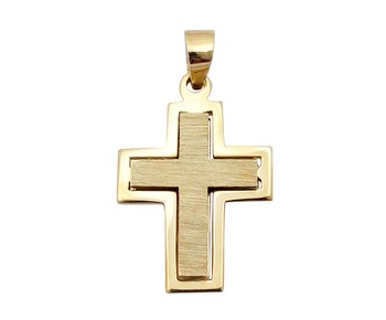 Gold cross in K14