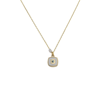 Gold fashion necklace in 14K