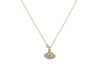 Gold fashion necklace in 14K