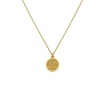 Gold fashion necklace in 14K 