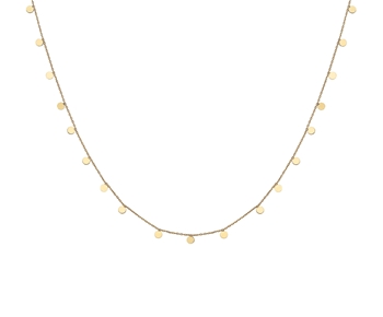 Gold fashion necklace in 14K 