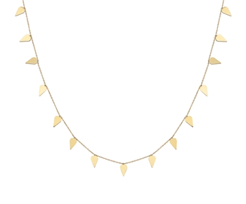 Gold fashion necklace in 14K 