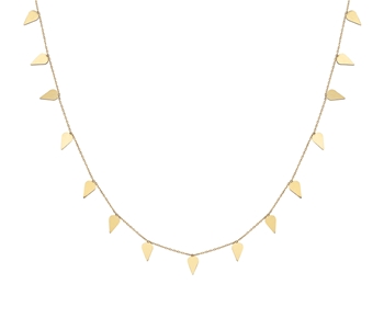 Gold fashion necklace in 14K 