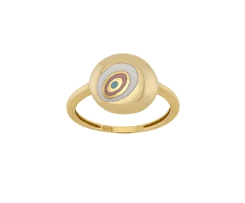 Gold fashion ring in 14K 