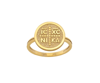 Gold fashion ring in 14K 