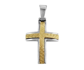 Gold cross in K14
										