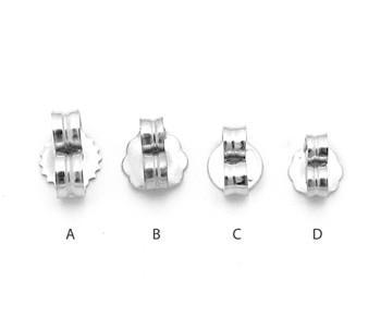 Gold findings in K14 - K18 white