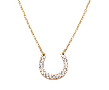 Gold fancy necklace in K14
										