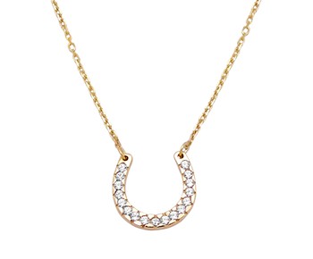 Gold fancy necklace in K14
										