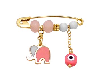 Gold newborn gift in K14
										