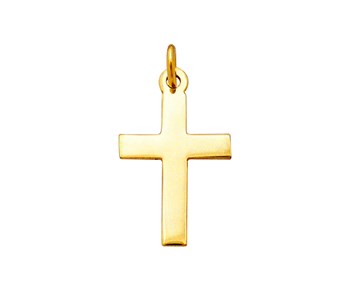 Gold cross in K14
					