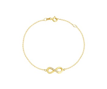 Gold  fancy bracelet in K14  
										