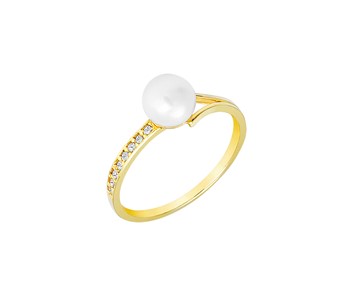 New style gold glamorous ring in K14
					