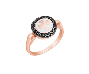 New style gold glamorous ring in K14
										